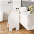 Bezpieczny Pomocnik Kuchenny Kitchen Helper 80 cm - Kolor: Craft - Biały