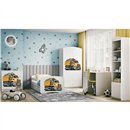 Bajkowa Komoda Dziecięca Babydreams Ciężarówka Budowlana - Kolor: Biały