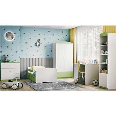 Minimalistyczna Komoda Dziecięca Babydreams Bez Nadruku - Kolor: Zielony 2