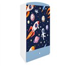 Kosmiczna Szafa Dziecięca Babydreams Kosmos Astronauta - Kolor: Niebieski