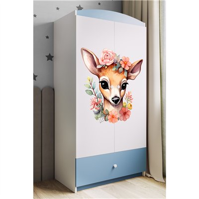 Urocza Szafa Dziecięca Babydreams Bambi - Kolor: Niebieski 2