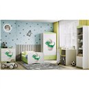 Wesoła Szafa Dziecięca Babydreams Mały Dino - Kolor: Zielony