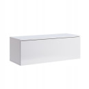 Biała Wisząca Szafka BOX Tv 105 cm Biały Połysk