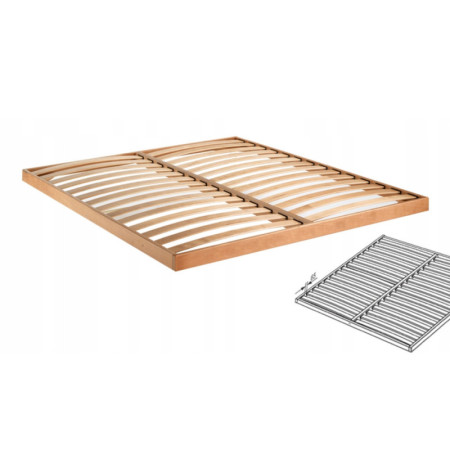 Stelaż MM Do Łóżka 120 cm X 200 cm Odległość Listew 6 cm