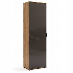 Nowoczesna Szafa Uchylna Luna Z Półkami Słupek 60 cm