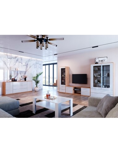 Nowoczesna Duża Komoda Asti Wysoki Połysk Salon 200 cm - 3 Nowoczesna Duża Komoda Asti Wysoki Połysk Salon 200 cm - 3