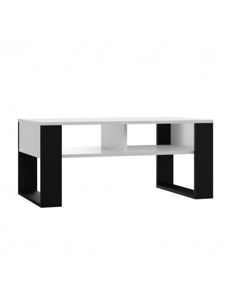 Stolik Kawowy Ława MDR-2P – Biało-Czarny, Nowoczesny Design