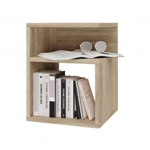 Szafka Nocna Tin-Tini Dąb Sonoma - Nowoczesny Mebel do Sypialni