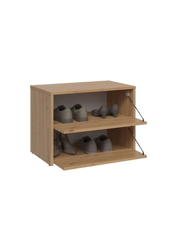 Szafka Na Obuwie MODO-1 Dąb Artisan Z Funkcjonalnymi Drzwiczkami
