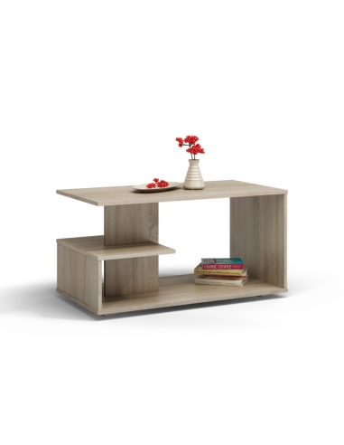 Ława Kawowa Dallas Sonoma - Nowoczesny Stolik do Salonu, Minimalistyczny Design
