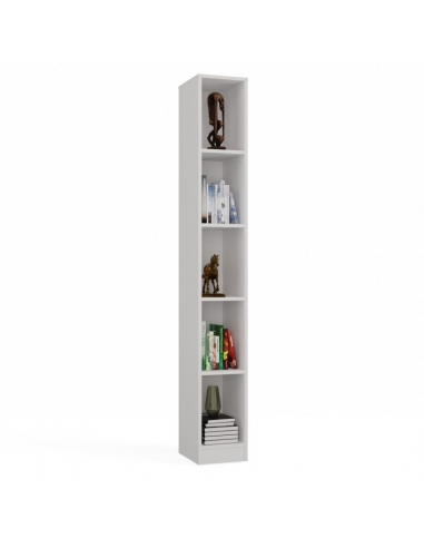 Regał Ony-R25 Biały - Klasyczny Mebel na Książki i Segregatory 182 cm