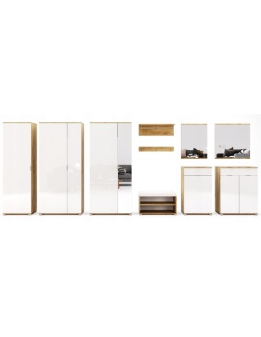 Nowoczesna Wysoka Komoda Asti Biały Polysk Przedpokój - 6 Nowoczesna Wysoka Komoda Asti Biały Polysk Przedpokój - 6