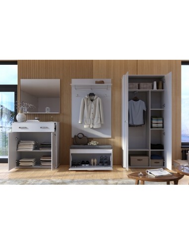 Szafa Uchylna Bella Z Wyposażeniem Do Przedpokoju Połysk - 2 Szafa Uchylna Bella Z Wyposażeniem Do Przedpokoju Połysk - 2