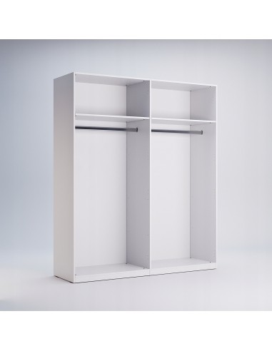 Nowoczesna Biała Szafa Przesuwna Bella Wysoki Połysk 200 cm - 2 Nowoczesna Biała Szafa Przesuwna Bella Wysoki Połysk 200 cm - 2