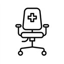 Fotele laboratoryjne i medyczne
